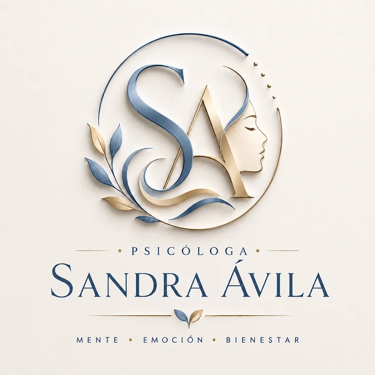 Logotipo Psicóloga Sandra Ávila — Mente, Emoción, Bienestar